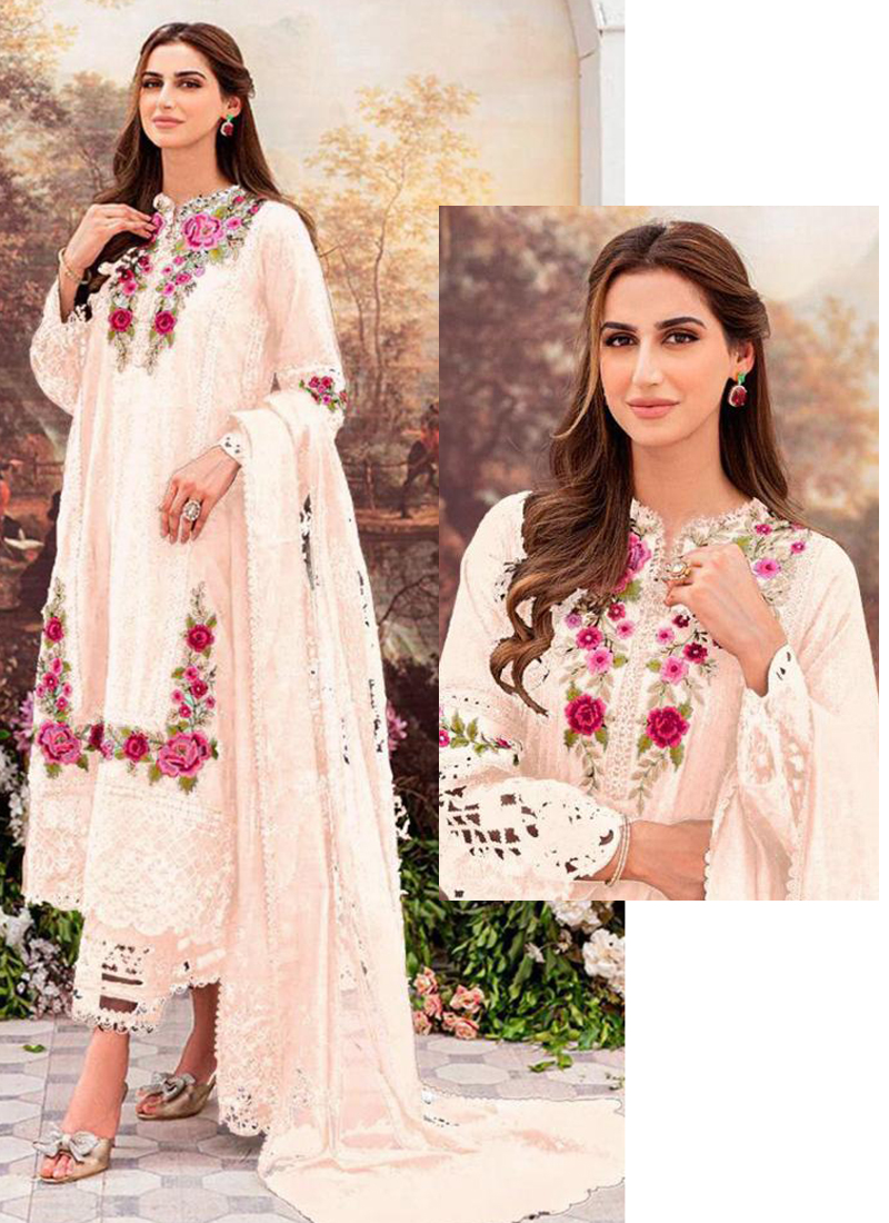 H Georgette Wholesale Pakistani Suit Pieces Catalog Catalog