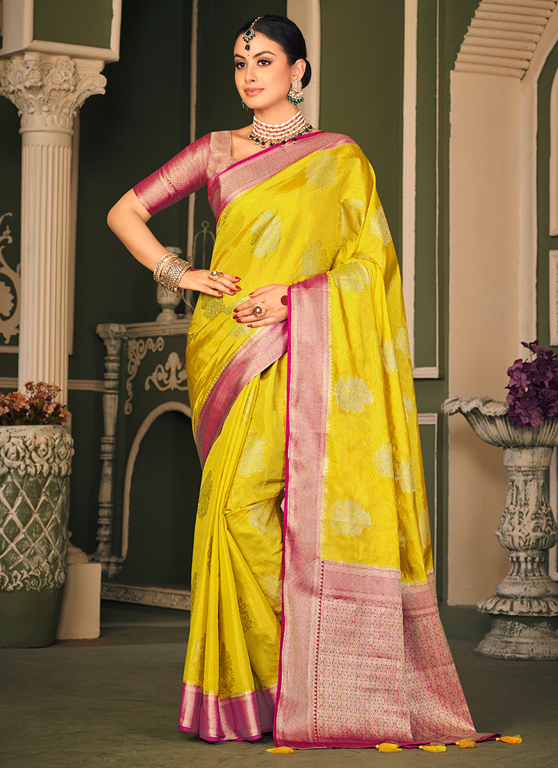 Trisha Royal Tissue Silk Wholesale Sarees Pieces Catalog Catalog