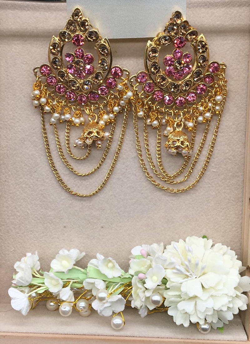 Gold Ear Chains Gold Matilu 22K Gold Champasaralu Indian Gold Jewelry  Buy Online  Ear chain 22 karat gold jewelry Gold jewelry indian