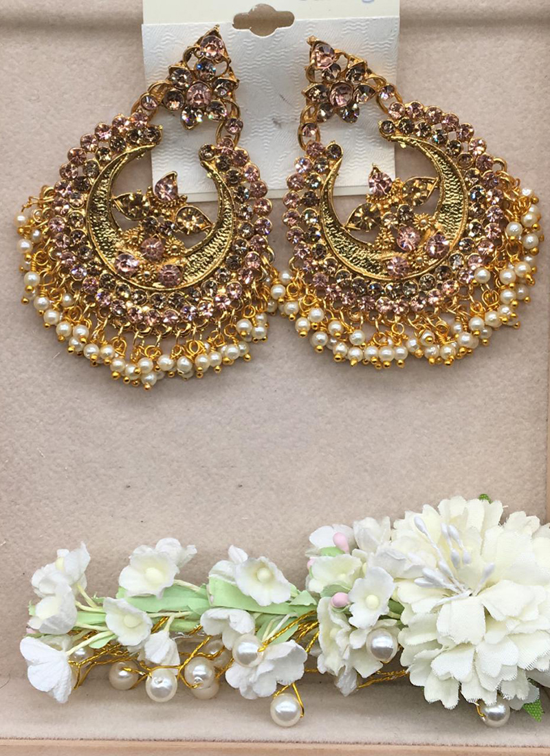 Buy Petal Kundan Red Chand Bali Drop Earrings online-KARAGIRI | FESTIVE  SALE – Karagiri Global