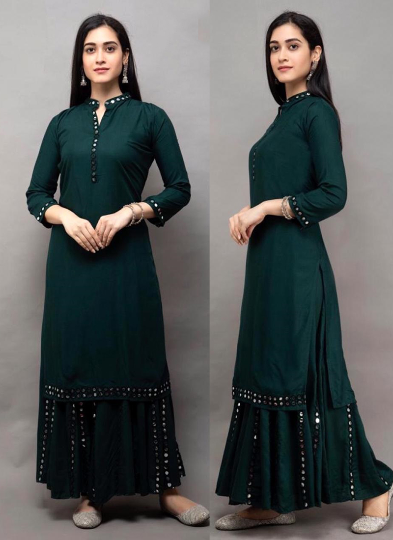 mirror work kurti online