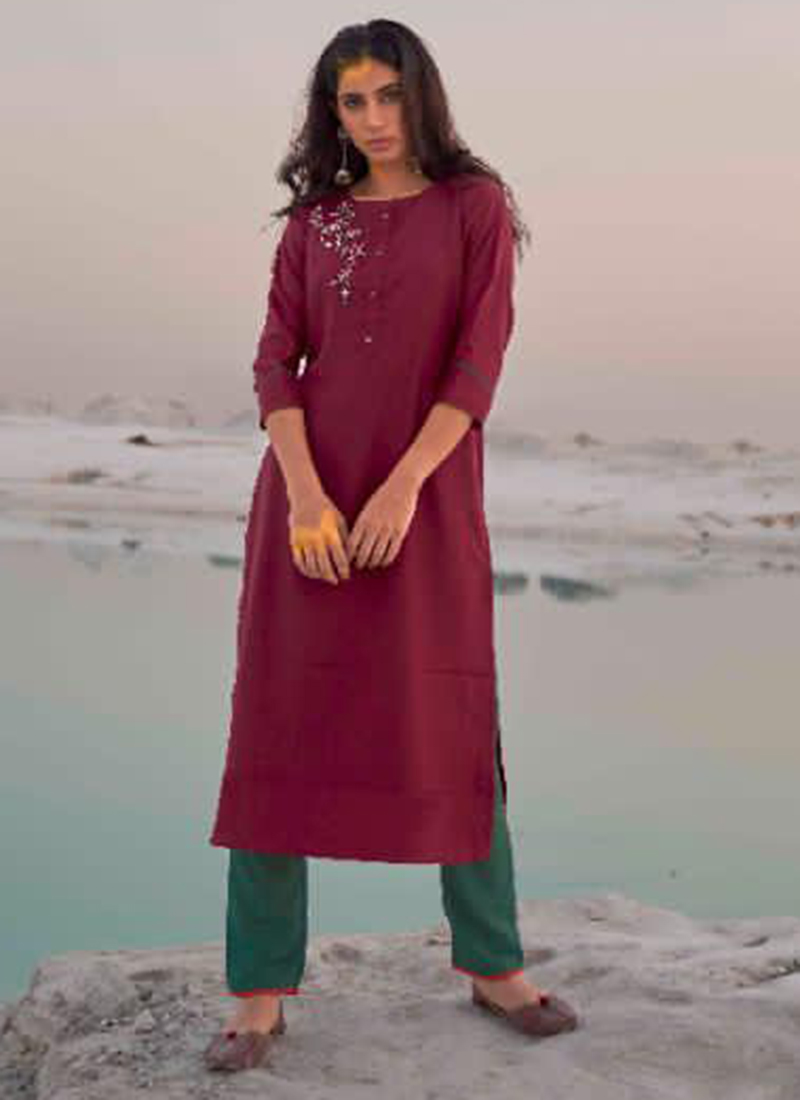 Latest Kurtis Styles Best Suited For Jeans | Saree.com by Asopalav