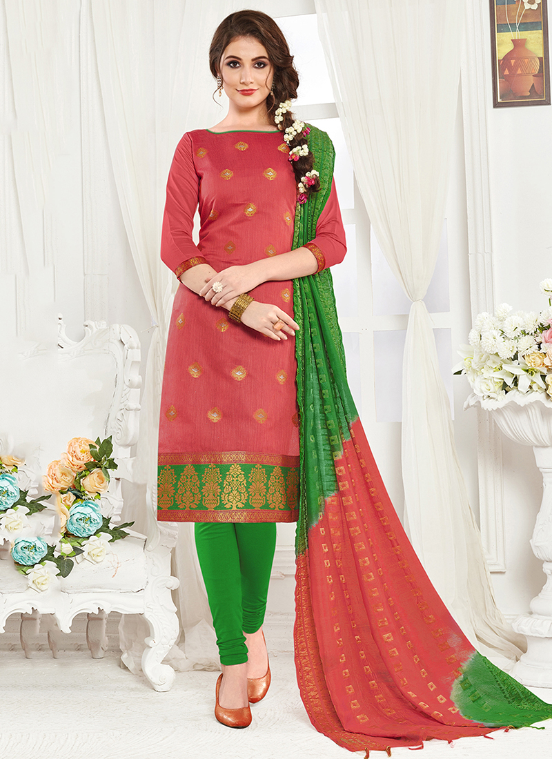 banarasi silk churidar designs