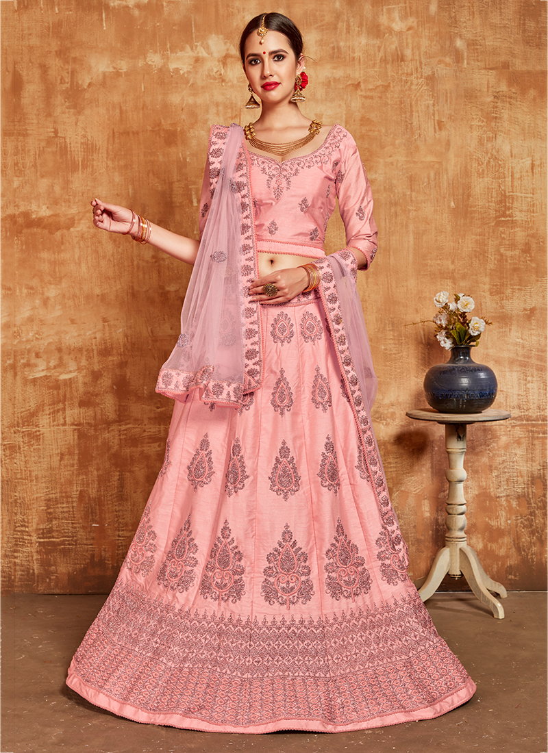 heavy embroidery lehenga choli