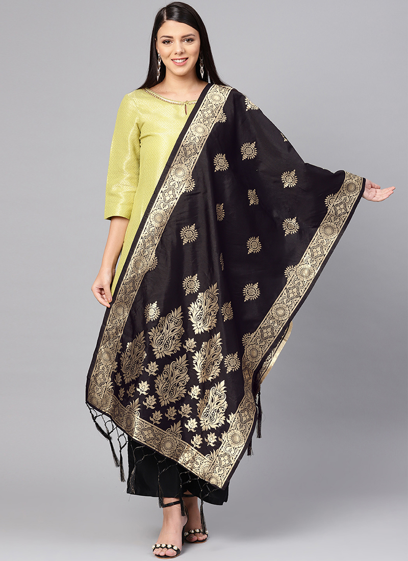 Party Wear Banarasi Silk Weaving Dupatta Collection Catalog