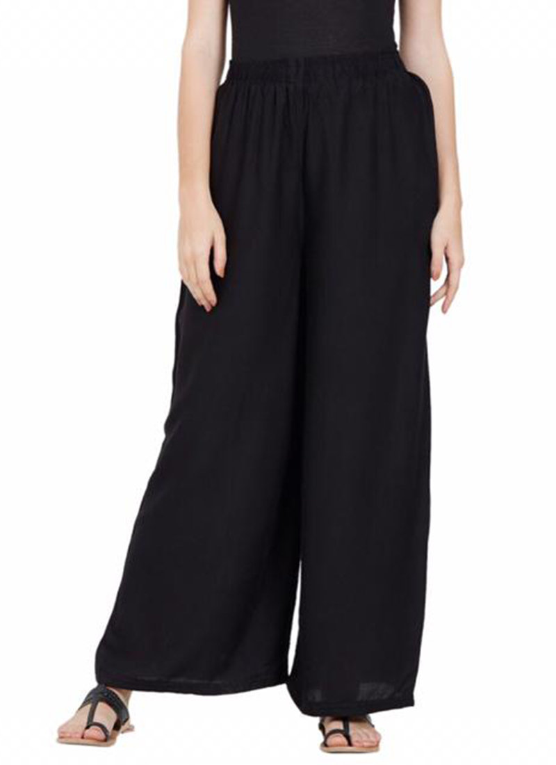 Buy Online Jio Womens Palazzo Pants Black Red Free Size at Amazonin