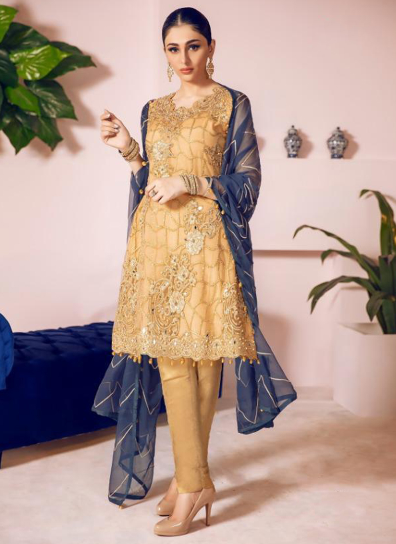 Mirror Work Pakistani Suits Collection 