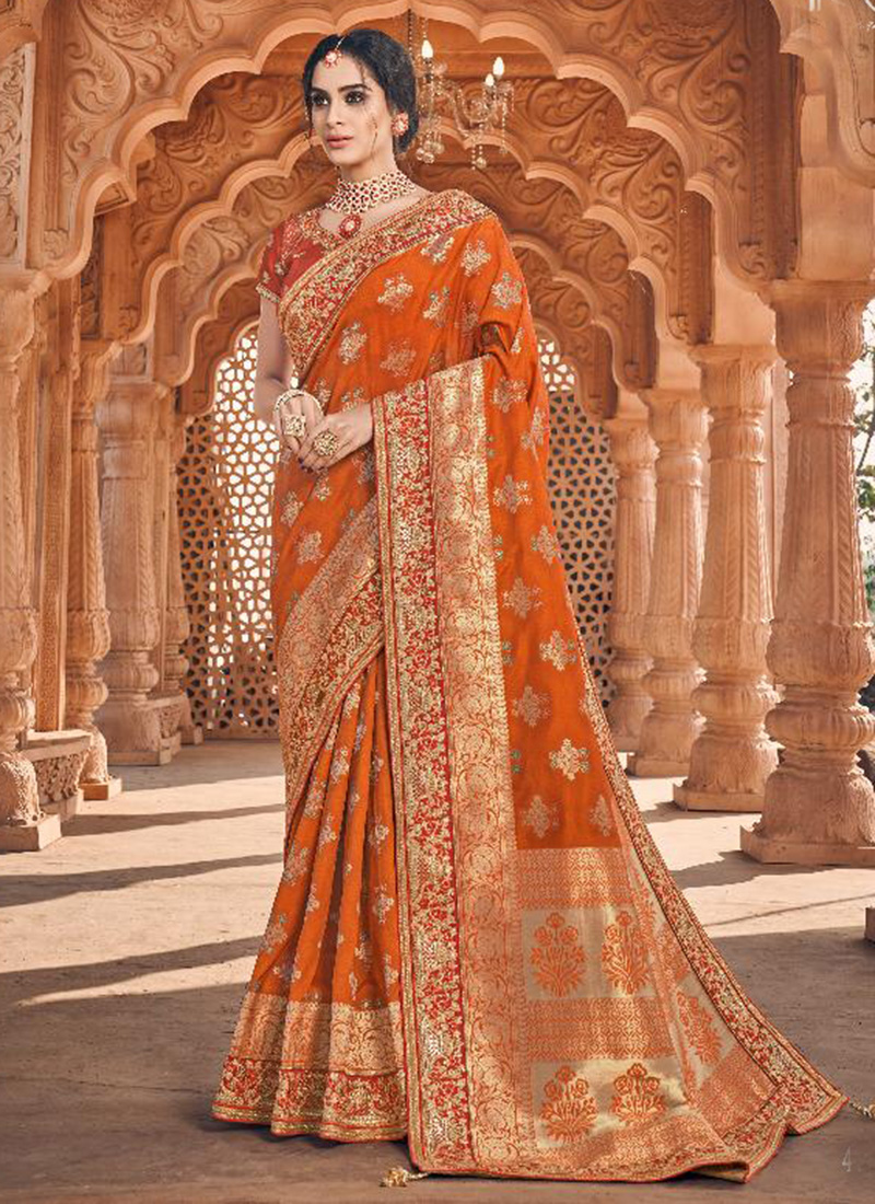 Work Sarees Collection For Wedding Catalog