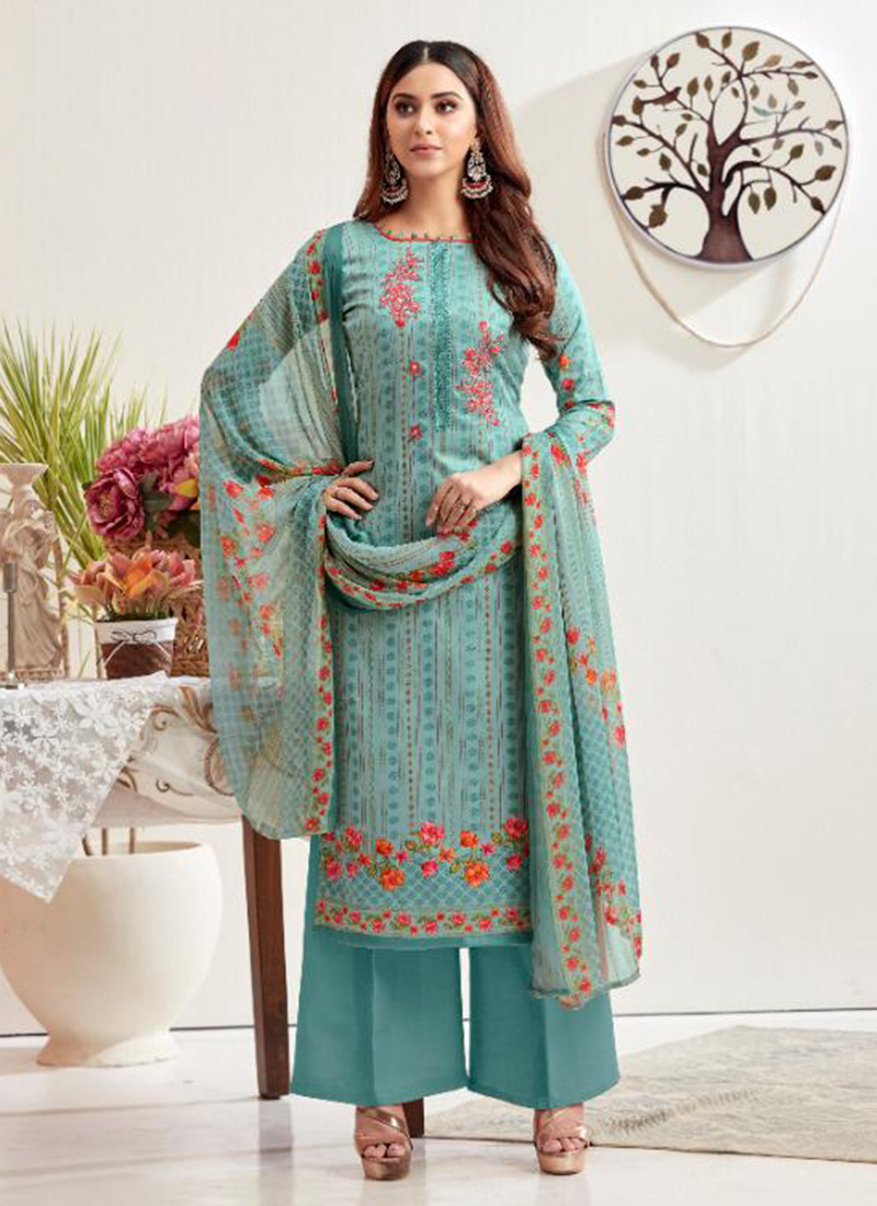 printed palazzo suits
