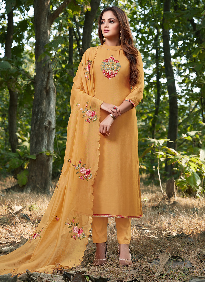 Ramzan Eid Special New Designer Cotton Silk Salwar Suits