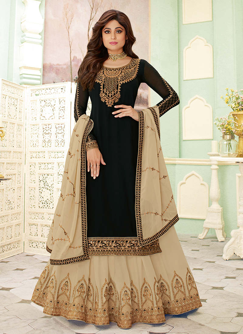 This Eid Special Shamita Shetty Style lehenga Suits Collection Catalog