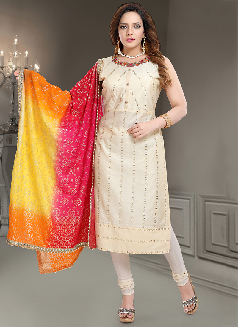 White Formal Wear Salwar Suits, Dry clean at Rs 2100 in Delhi