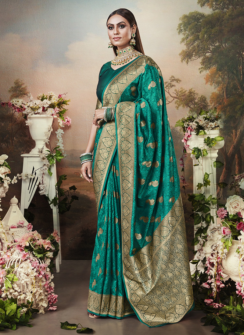 Miharika Monjolika Silk New Designer Banarasi Silk Wedding Wear Sarees 
