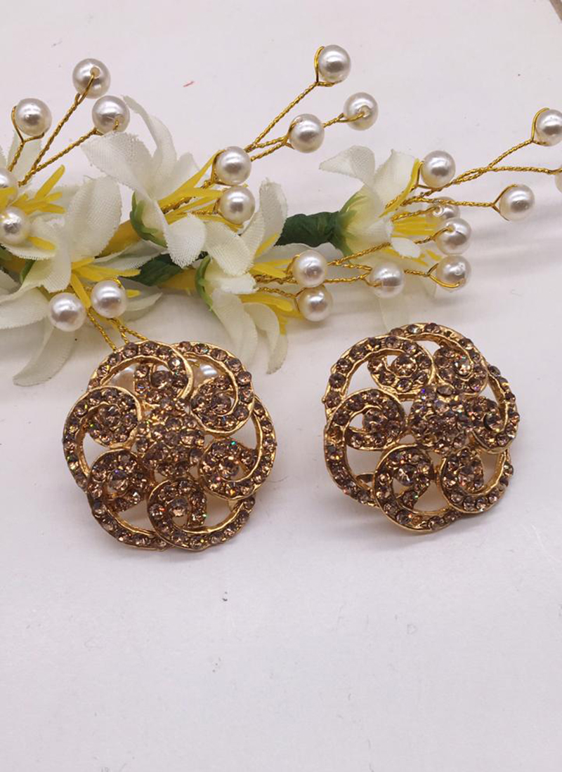 Jewels Wholesale Gold Plated AD Earrings