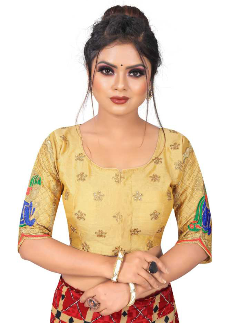 white full hand blouse