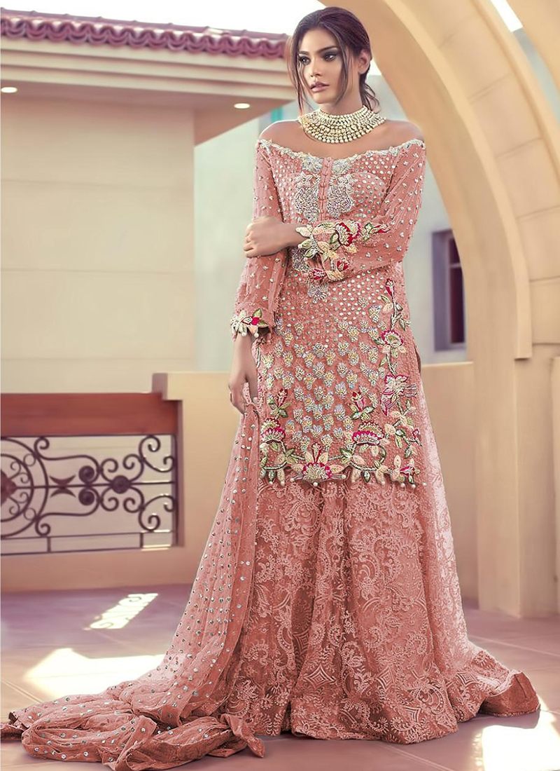 Shree Fab Heavy Embroidery Work Butterfly Net Pakistani Suits