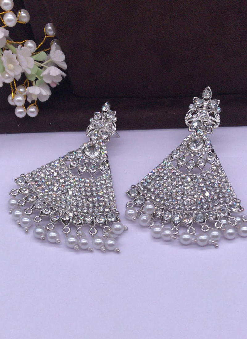 Sterling Silver Diamond Earrings for Sale in Danielson CT  OfferUp