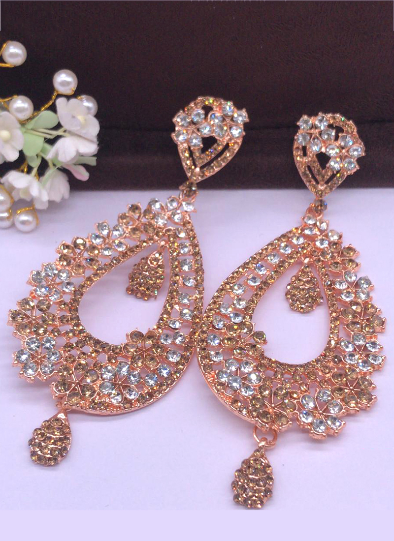 Swarn Traditional Gold Plated Earrings – KaurzCrown.com