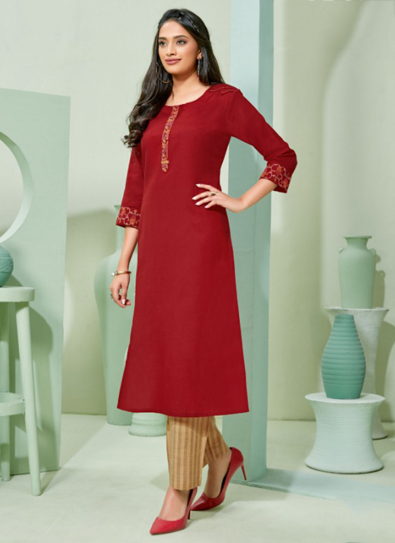 Eshana TZU Cotton Latest Designer Kurtis With Pants Collection Catalog