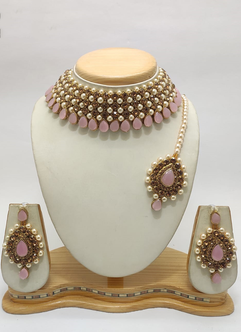pearl choker necklace wedding