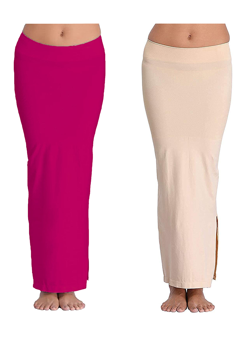 Buy Casual Wear Dark Pink And Beige Plain Work Lycra Combo Shapewear Online  From Surat Wholesale Shop.