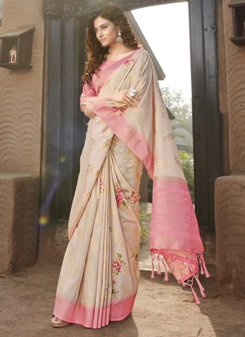 Baby Pink Saree Shaper, online Shopping
