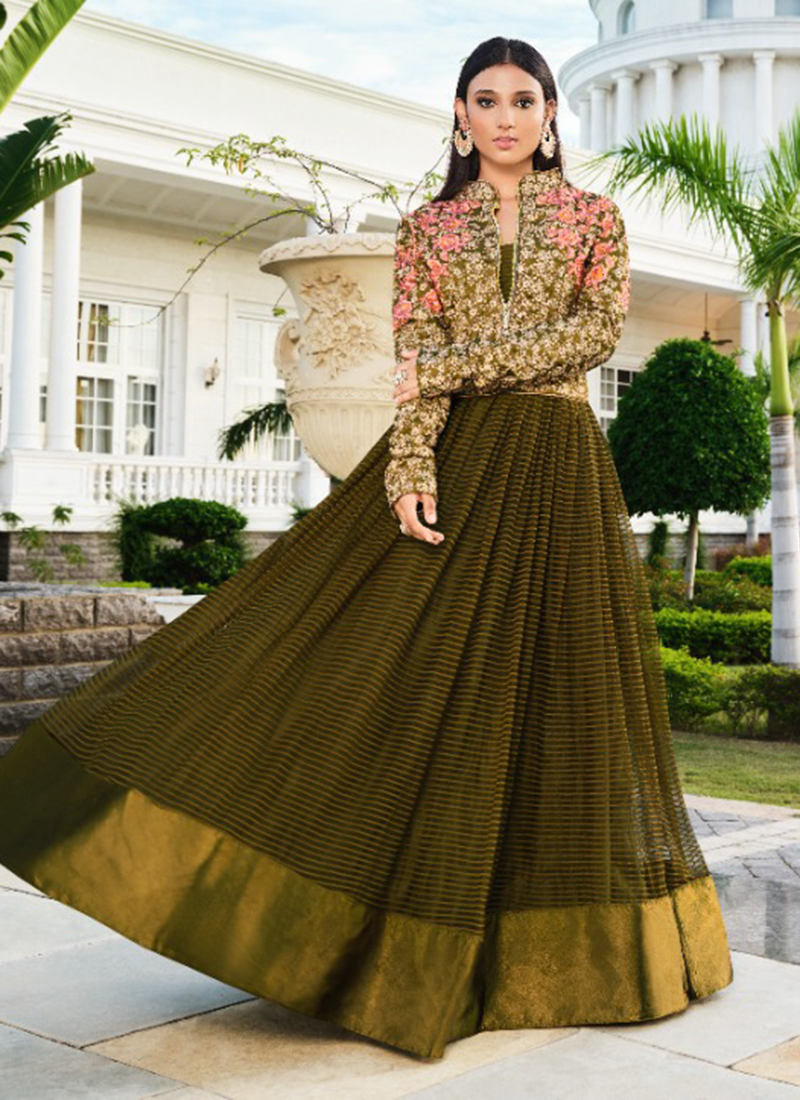 Buy Georgette Blue Fancy Designer Pakistani Salwar Suit Online