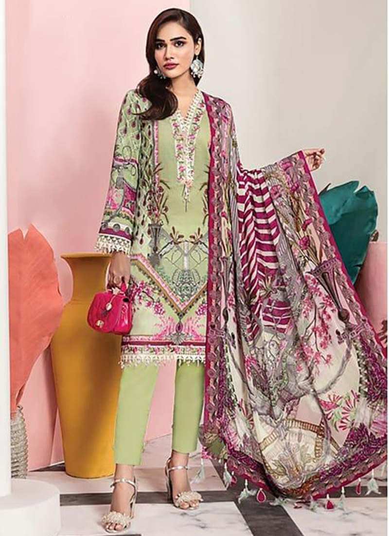 Agha Noor Vol 3 Lawn Cotton New Designer Karachi Style Pakistani Suits  Collection Catalog