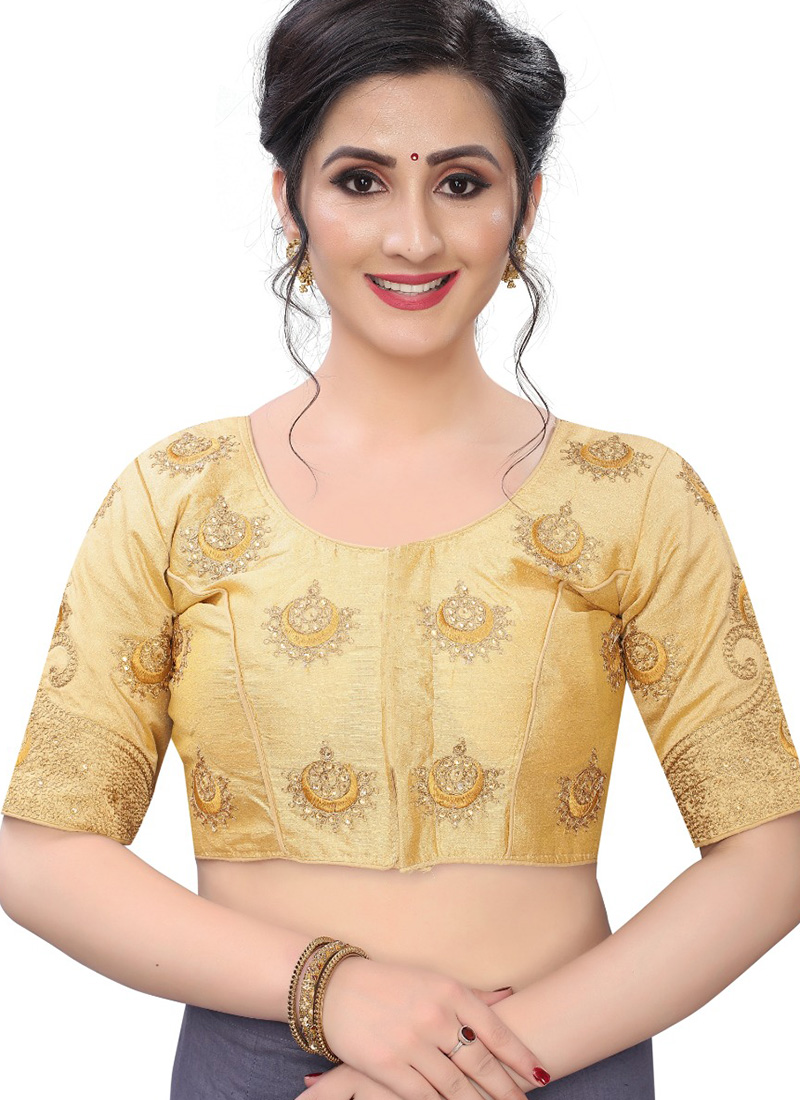 Thread Work Readymade Heavy Phantom Silk Blouses Collection Catalog