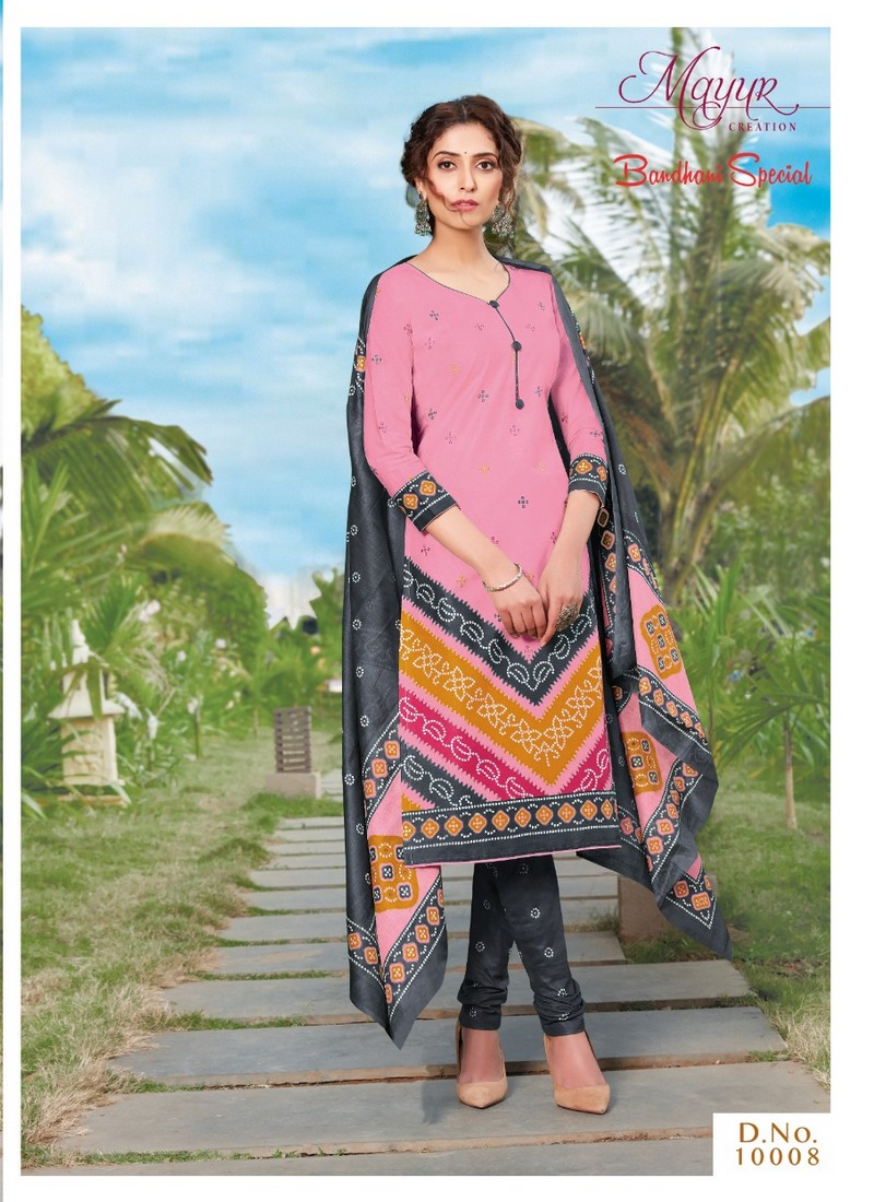 bandhani churidar stitching designs