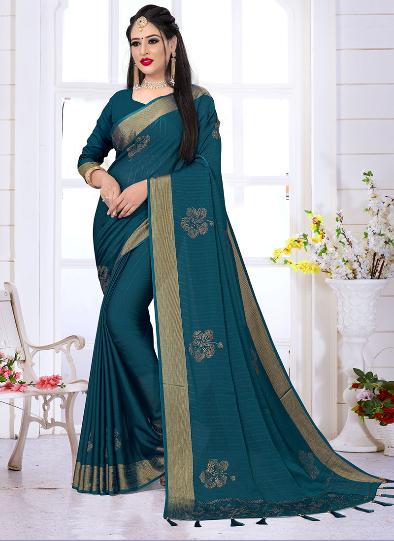 Party wear satin hot sale silk saree