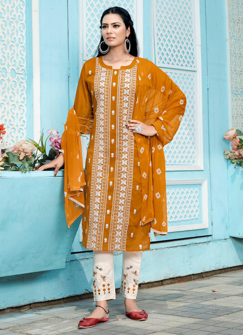 Lucknowi RT Malmal Cotton New Designer Readymade Salwar Suits ...