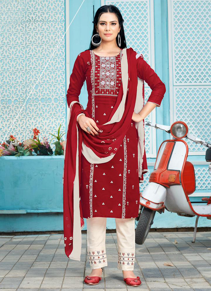 Lucknowi RT Malmal Cotton New Designer Readymade Salwar Suits Collection Catalog
