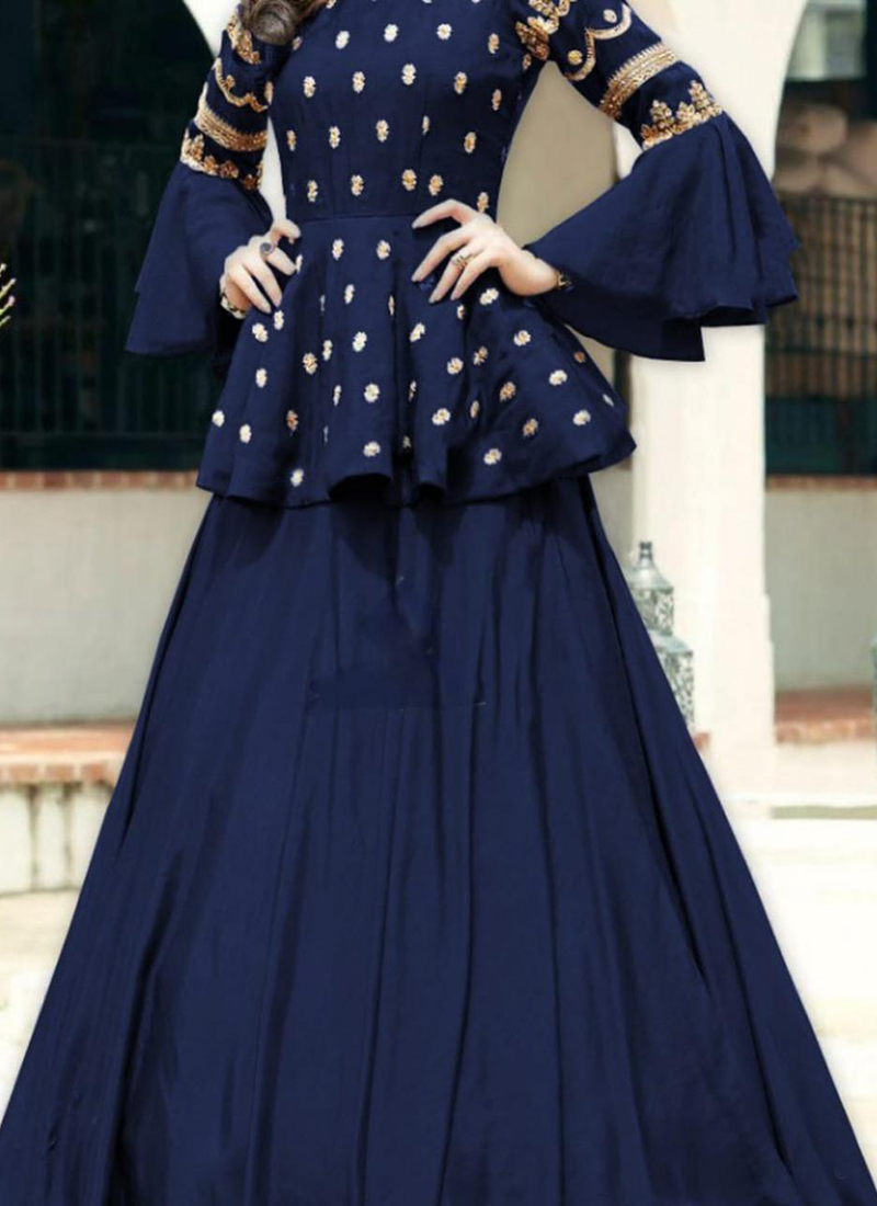 Buy DJ INTERNATIONAL New Sky Blue Designer Skirt at Amazonin