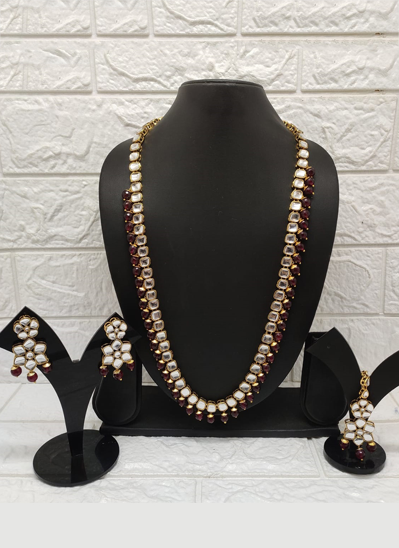 Latest Long Moti Necklace Collection Catalog