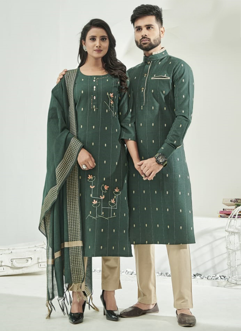 Royal Couple Vol 4 SF Combo Of Kurta With Pants And Kurti With Pants ...