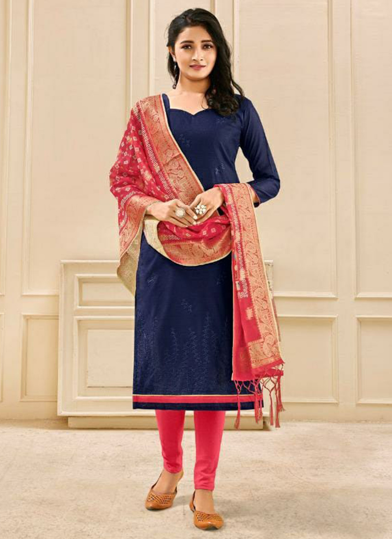 DS50 Modal Silk New Fancy Dress Material With Fancy Digital Printed