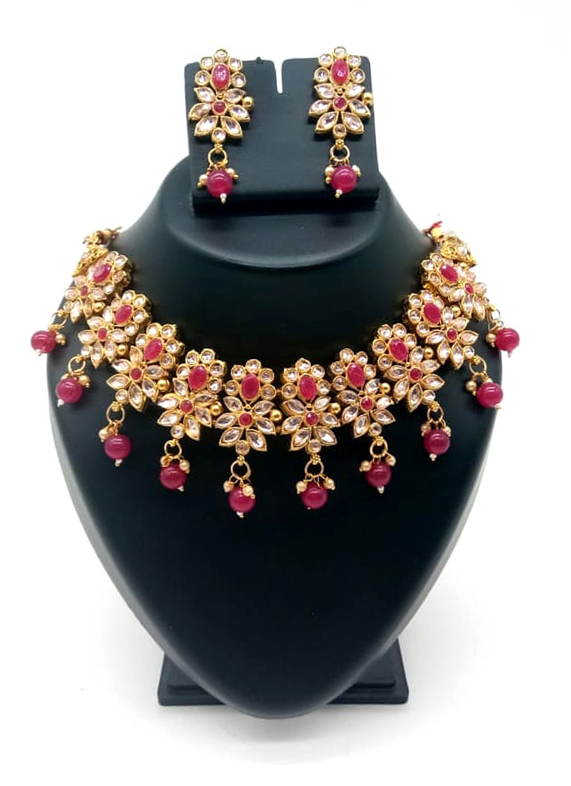 stone jewellery set online shopping