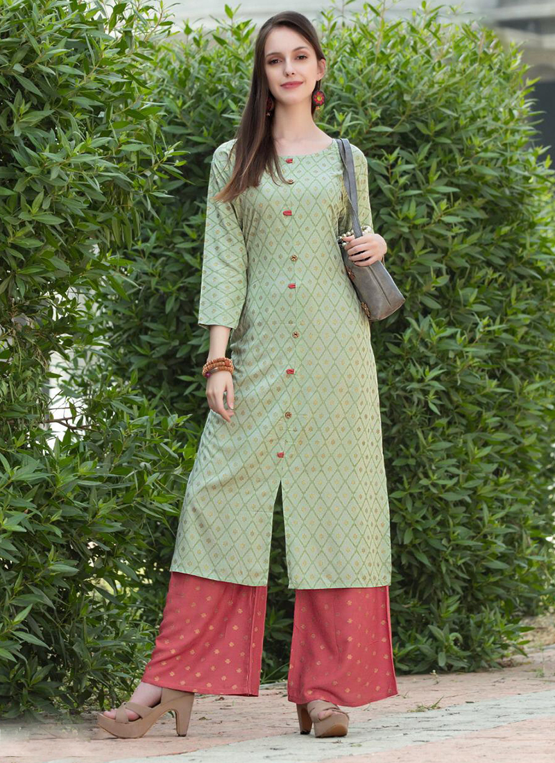 2021 Lowest Price] Jaipuri Fashionista Womens White Colour Cotton Printed  Kurti With Pant And Dupatta Set Price in India & Specifications