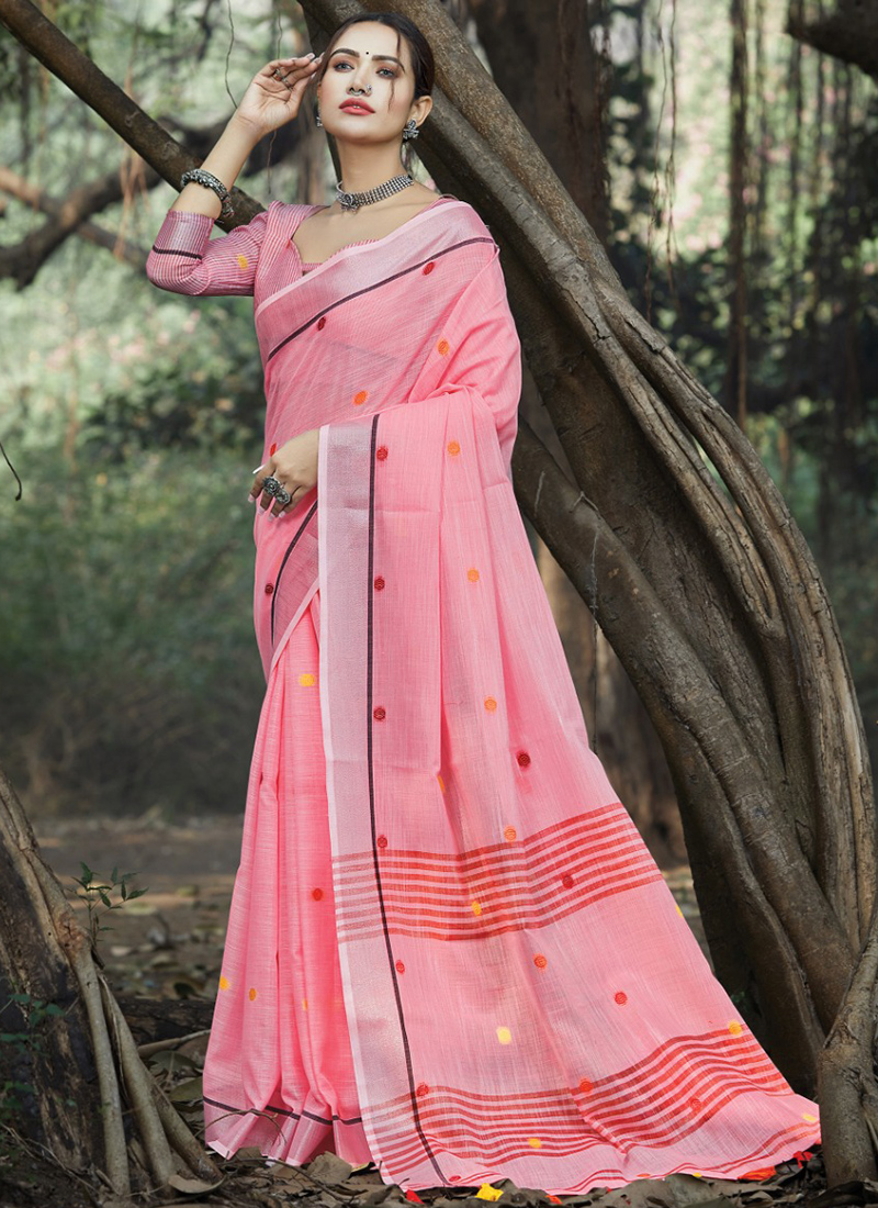 Fancy Linen Ghicha Silk Saree at Rs.2150/Piece in bhagalpur offer by m/s  hussain handloom