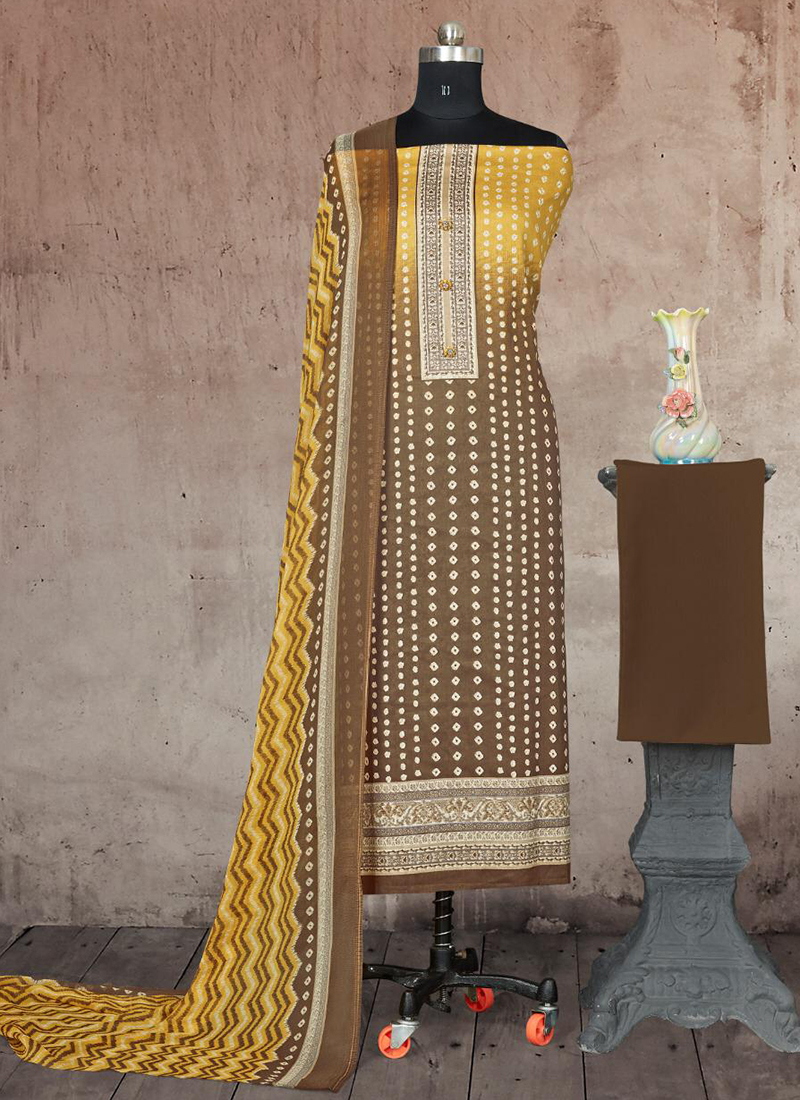 Preeto 1431 Bipson Printed Cotton Satin Dress Materials Collection Catalog