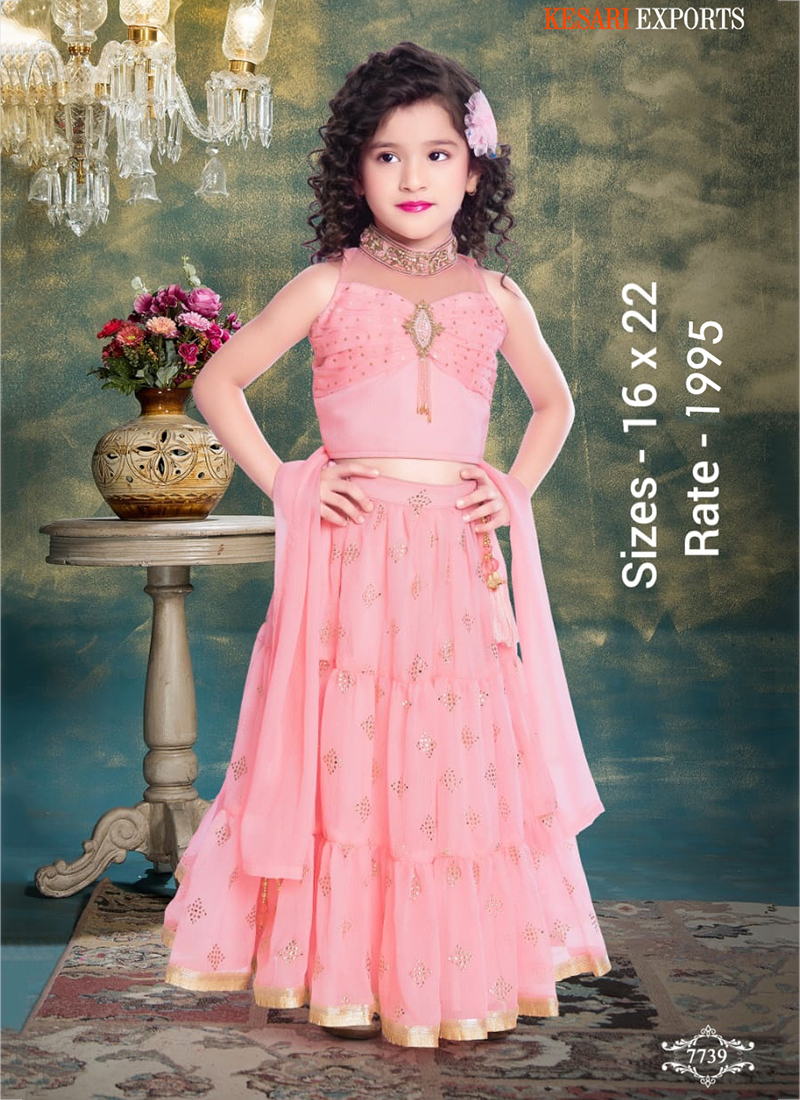 Buy I NINJA ENTERPRISE Kids Embroidery Baby Girl Lehenga Choli For 3 to 15  Year (3-4 Years, Black) at Amazon.in