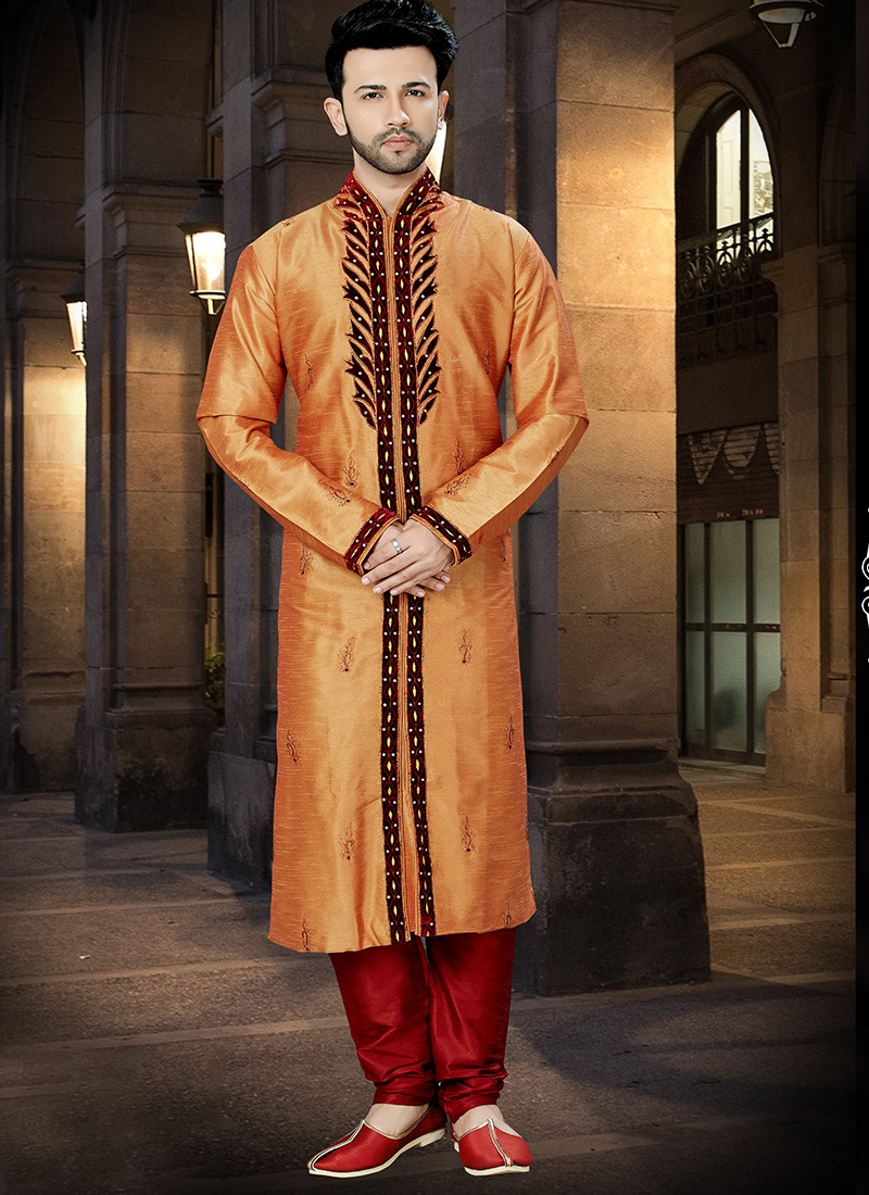 Dupion Silk Churidar/pajami for Kurta, Sherwani 