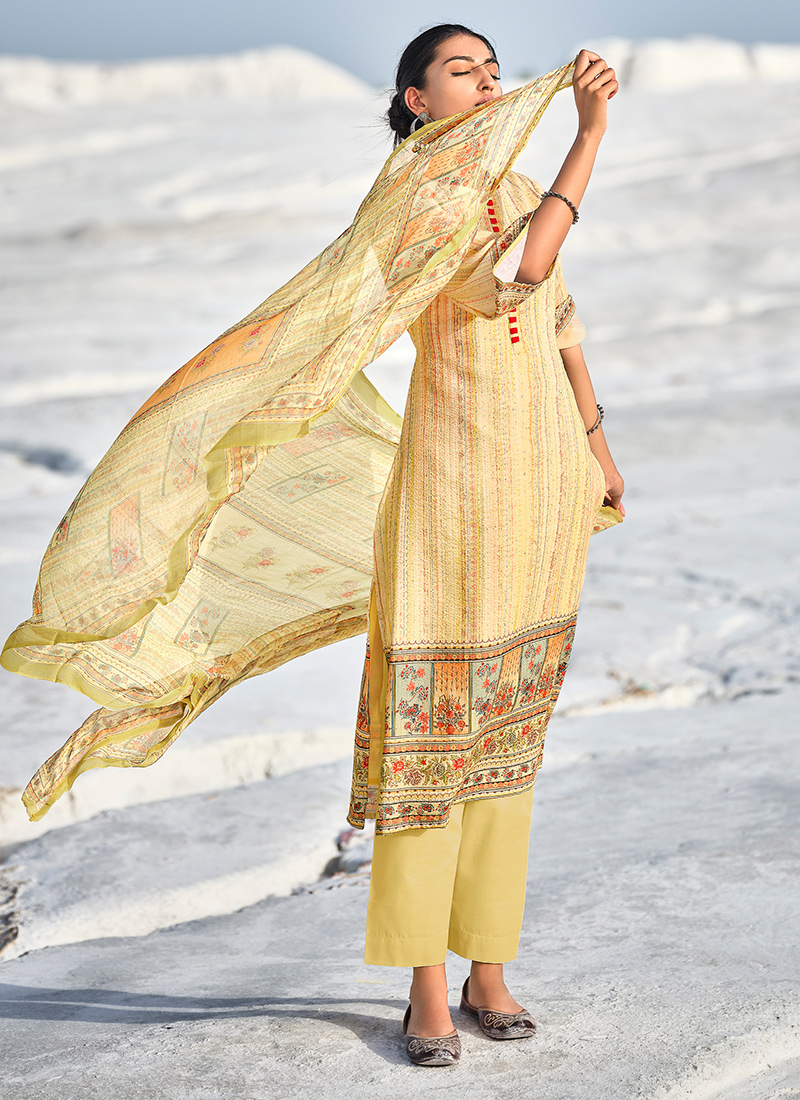 pure cotton palazzo suit online