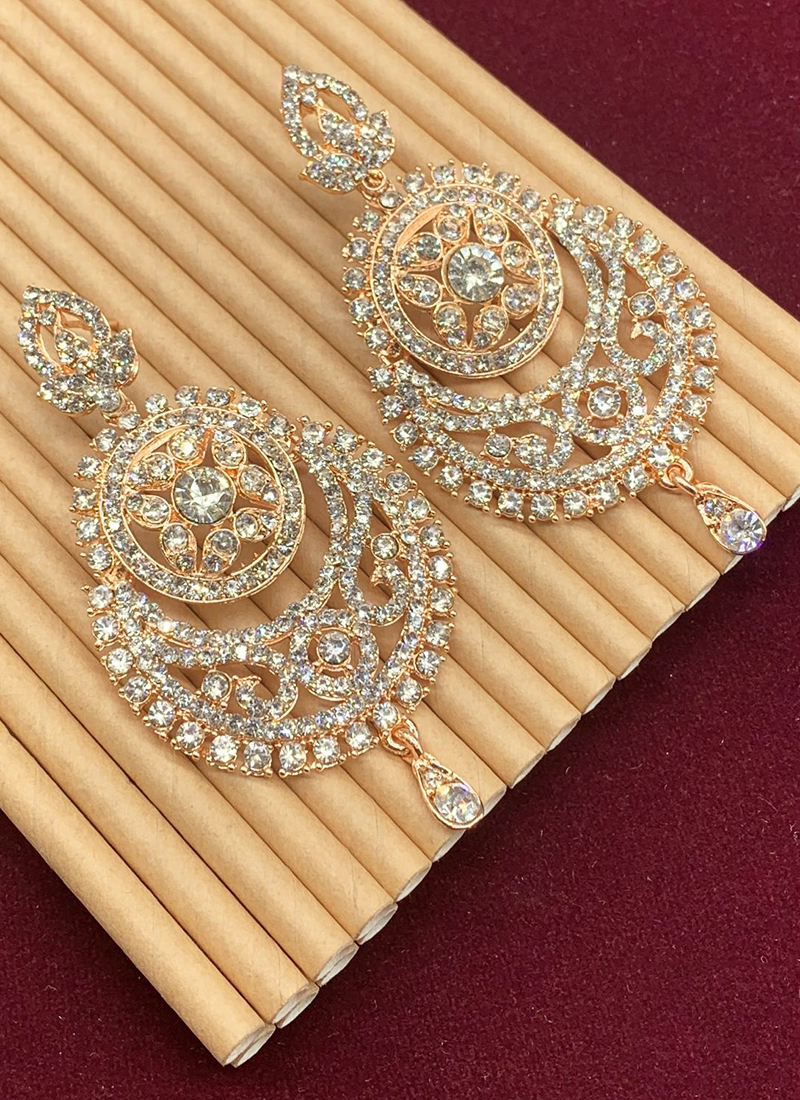 Buy 1 Pair 20x6mm Wholesale Gold Plated Earrings With Micro Pave Online in  India  Etsy