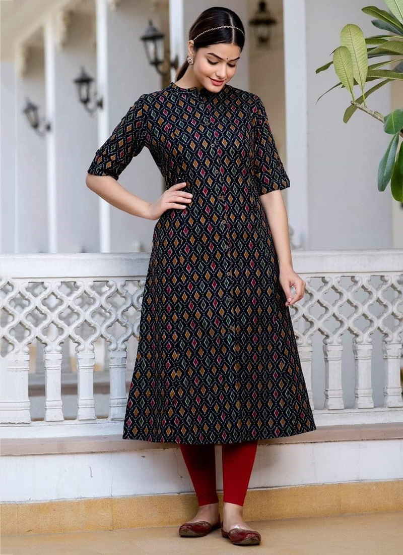 Find EasyCare Daily Wear Cotton Kurtis Online VCK1552  Ahika