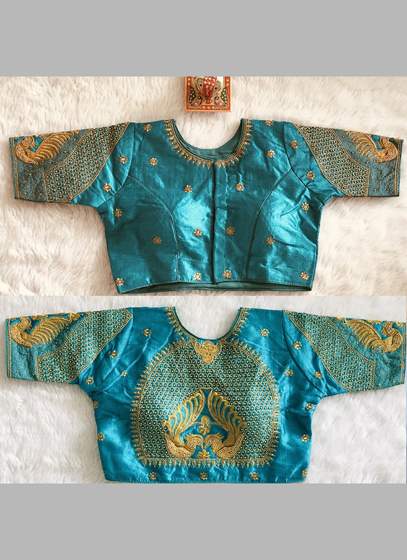 khatli work blouse