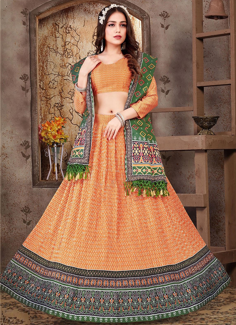 Satin silk lehenga choli cheap online