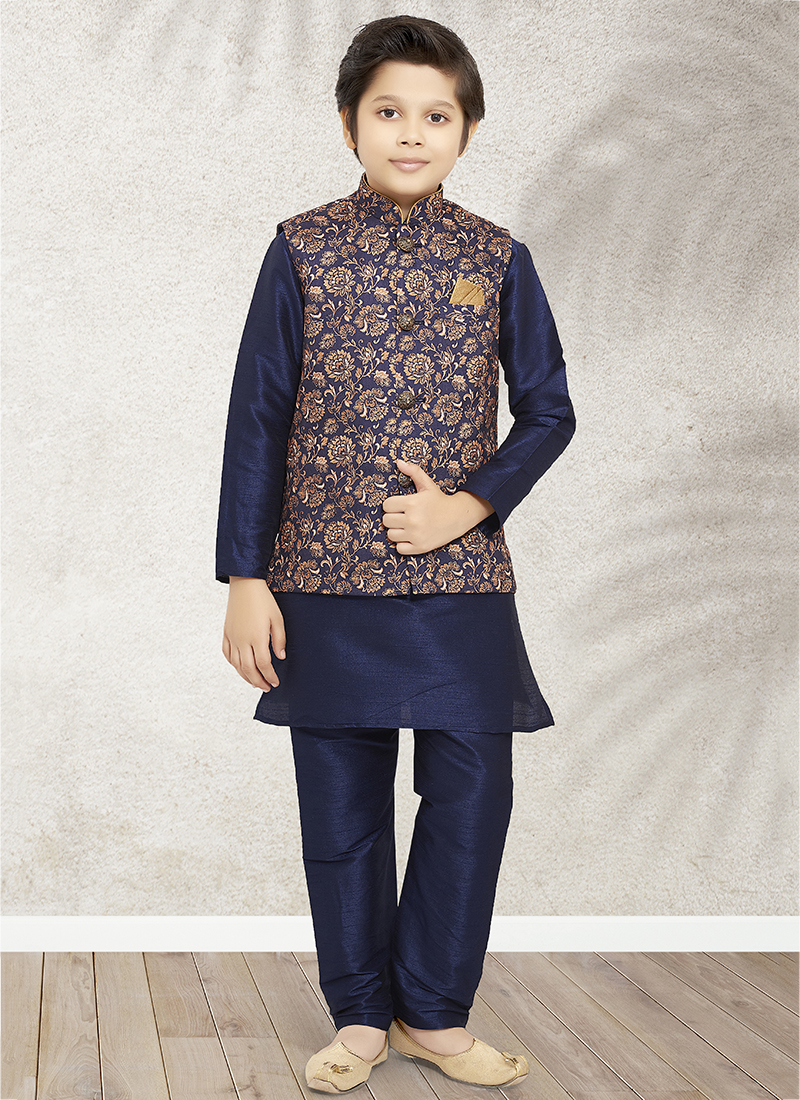 Buy online Pink Printed Kurta Pajama With Nehru Jacket Sets from boys for  Women by Lil Peacock for ₹1519 at 20% off | 2024 Limeroad.com