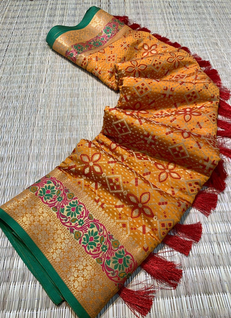 Mrugula Paithani Anarkali Dress